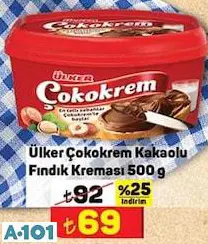 Ülker Çokokrem Kakolu Fındık Kreması 500 G