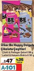 Ülker Be Happy Dolgulu Çikolata Çeşitleri 88 G / 90 G