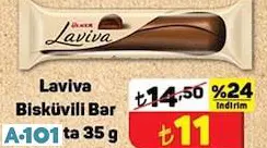 Ülker Laviva Bisküvili Bar Çikolata 35 G