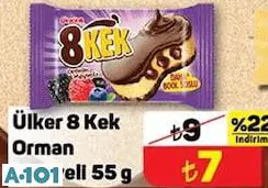 Ülker 8 Kek Orman Meyveli 55 G