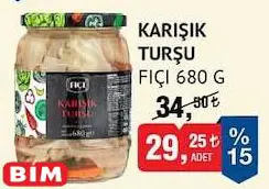 Fıçı Karışık Turşu 680 G