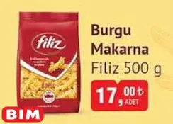 Filiz Burgu Makarna 500 G