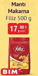 Filiz Mantı Makarna 500 G