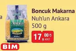 Nuh'un Ankara Boncuk Makarna 500 G