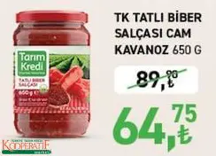 Tarım Kredi Birlik Biber Salçası Cam Kavanoz 650 G