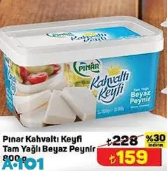 Pınar Kahvaltı Keyfi Tam Yağlı Beyaz Peynir 800 G