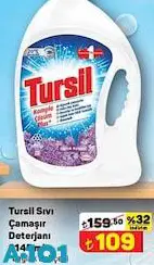 Tursil Sıvı Çamaşır Deterjanı 2145 Ml