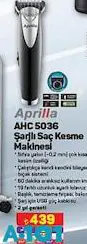 Aprilla AHC 5036 Şarjlı Saç Kesme Makinesi