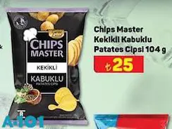 Chips Master Kekikli Kabuklu Patates Cipsi 104 G