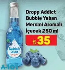 Dropp Addict Bubble Yaban Mersini Aromalı İçecek 250 Ml