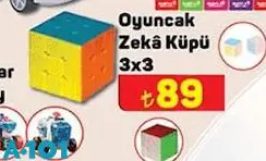 Oyuncak Zeka Küpü 3X3