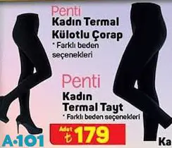 Penti Kadın Termal Külotlu Çorap/Termal Tayt