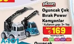 Pilsan Oyuncak Çek Bırak Power Kamyonlar