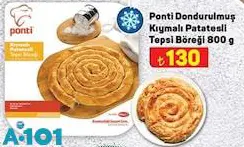 Ponti Dondurulmuş Kıymalı Patatesli Tepsi Böreği 800 G