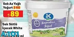 Sek Az Yağlı Yoğurt 3 Kg