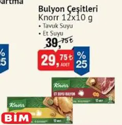 Knorr Bulyon Çeşitleri 12X10 G