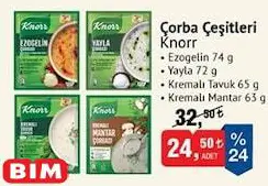 Knorr Çorba Çeşitleri 74/72/65/63 G