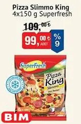 Superfresh Pizza Slimmo King 4X150 G