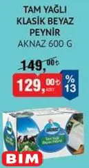 Aknaz Tam Yağlı Klasik Beyaz Peynir 600 G