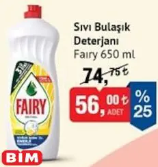 Fairy Sıvı Bulaşık Deterjanı 650 Ml