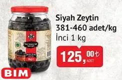 İnci Siyah Zeytin 1 Kg