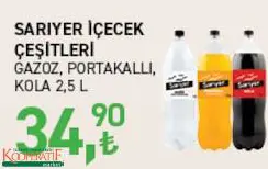 Sarıyer İçecek Çeşitleri 2,5 L