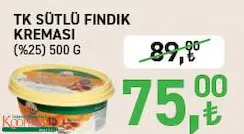 Tarım Kredi Birlik Sütlü Fındık Kreması %25 500 G