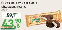 Ülker Halley Kaplamalı Çikolatalı Pasta 240 G