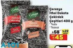 Çerezya İthal Dakota Çekirdek Çeşitleri 400 G