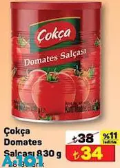 Çokça Domates Salçası 830 G