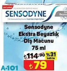 Sensodyne Ekstra Beyazlık Diş Macunu 75 Ml