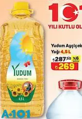 Yudum Ayçiçek Yağı 4.5 L