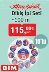 Altın Başak10'lu Dikiş İpi Seti 100 m