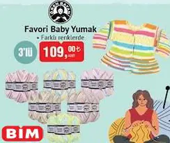 Ören Bayan Favori Baby 3'lü Yumak