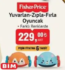 Fisher Price Yuvarlan-Zıpla-Fırla Oyuncak