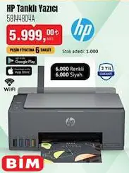 Hp 58144804A Tanklı Yazıcı