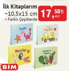 İlk Kitaplarım Farklı Çeşitlerde