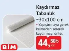 Kaydırmaz Tabanlık 30x100 cm