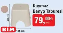 Kaymaz Banyo Taburesi 26x28 cm