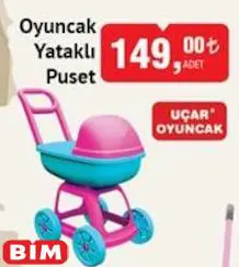 Uçar Oyuncak Yataklı Puset