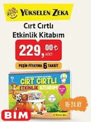 Yükselen Zeka Cırt Cırtlı Etkinlik Kitabım