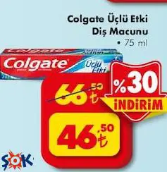 Colgate Üçlü Etki Diş Macunu 75 Ml