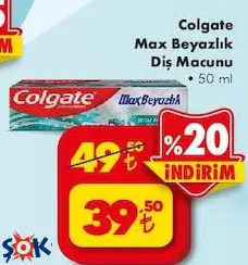 Colgate Max Beyazlık Diş Macunu 50 Ml