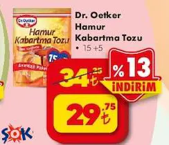 Dr.Oetker Hamur Kabartma Tozu 15+5