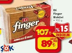 Eti Finger Bisküvi 900 G