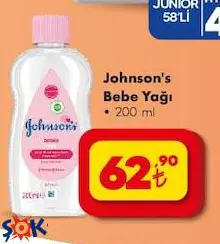 Johnson's Bebe Yağı 200 Ml