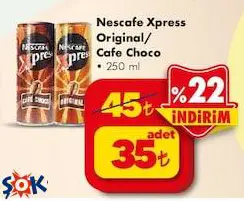 Nescafe Xpress Kahve Çeşitleri 250 Ml