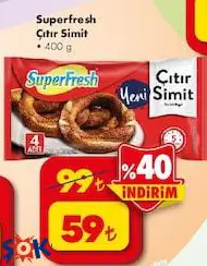 Superfresh Çıtır Simit 400 G