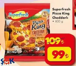 Superfresh Pizza King Cheddarlı 600 G