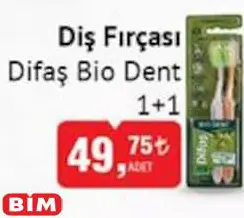 Difaş Bio Dent Diş Fırçası 1+1